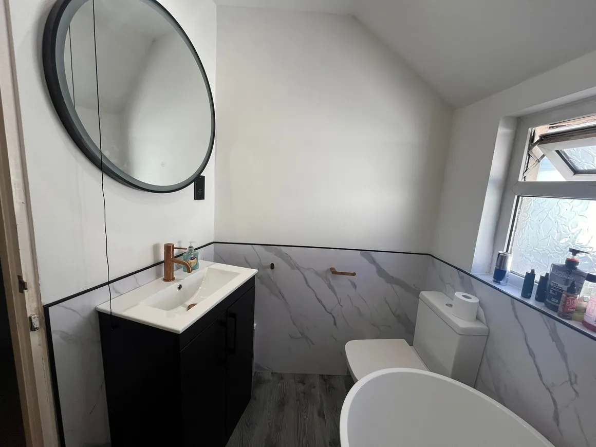 Bathroom renovation project